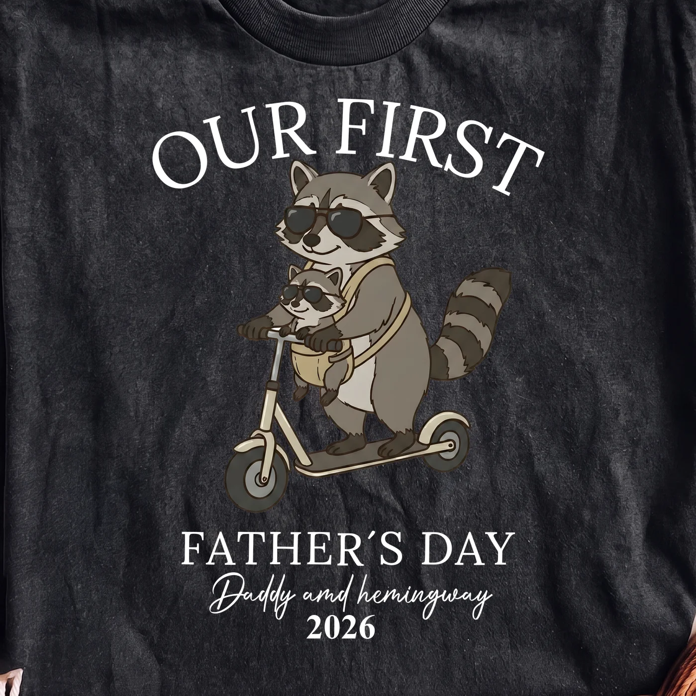 Our First Father's Day Daddy and Hemingway 2026 – Digital download PNG for print - Image 2