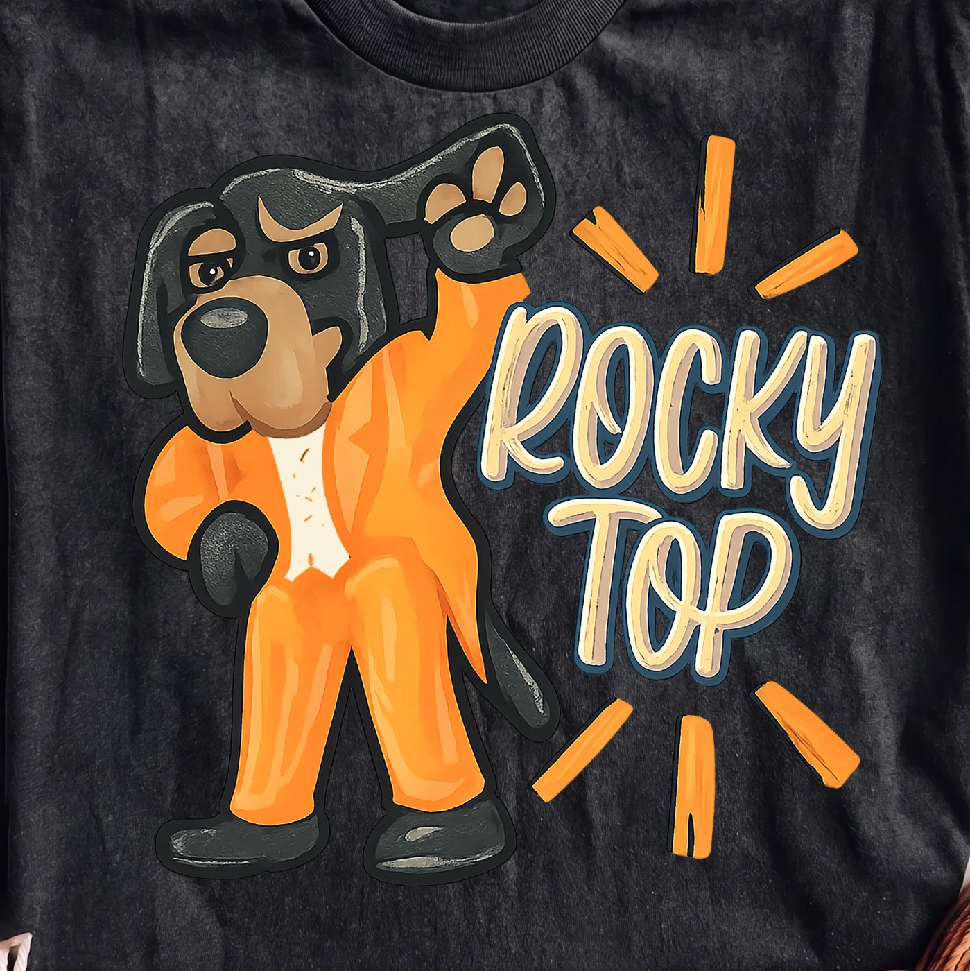 Rocky Top Dog Mascot - PNG for printing - Image 2