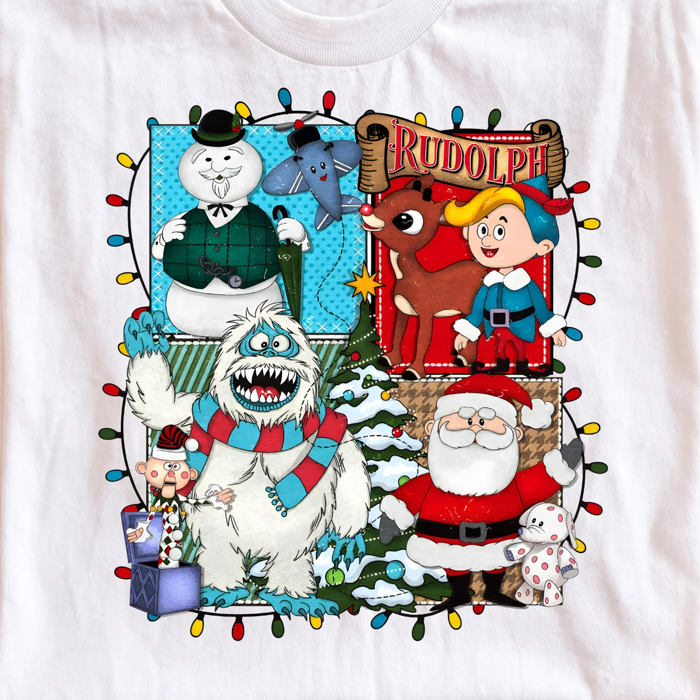 Rudolph the Red-Nosed Reindeer Christmas Characters – Digital download PNG for print