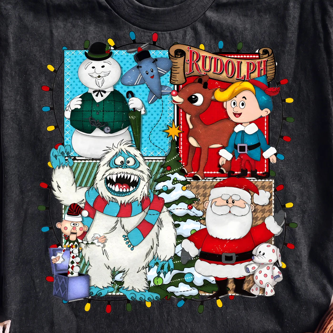 Rudolph the Red-Nosed Reindeer Christmas Characters – Digital download PNG for print - Image 2