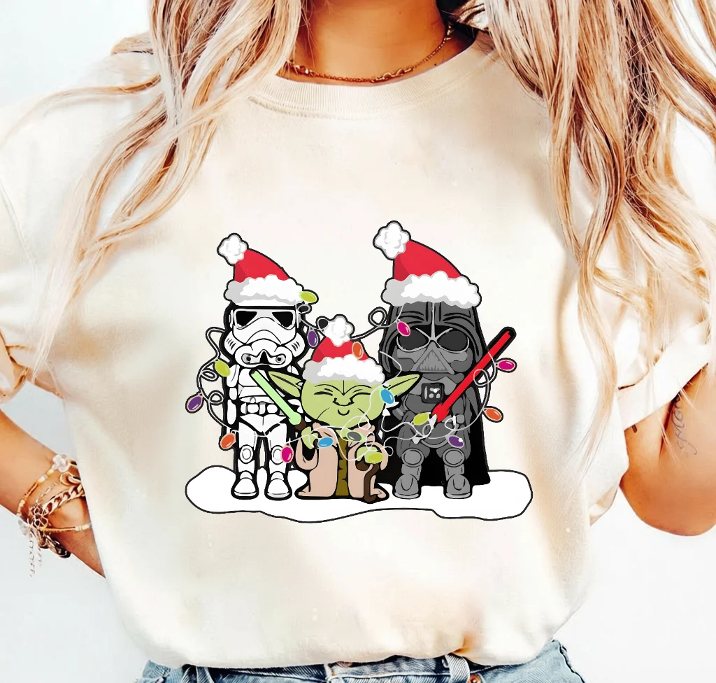 Star Wars Christmas Characters with Lights – Digital download PNG for print - Image 3