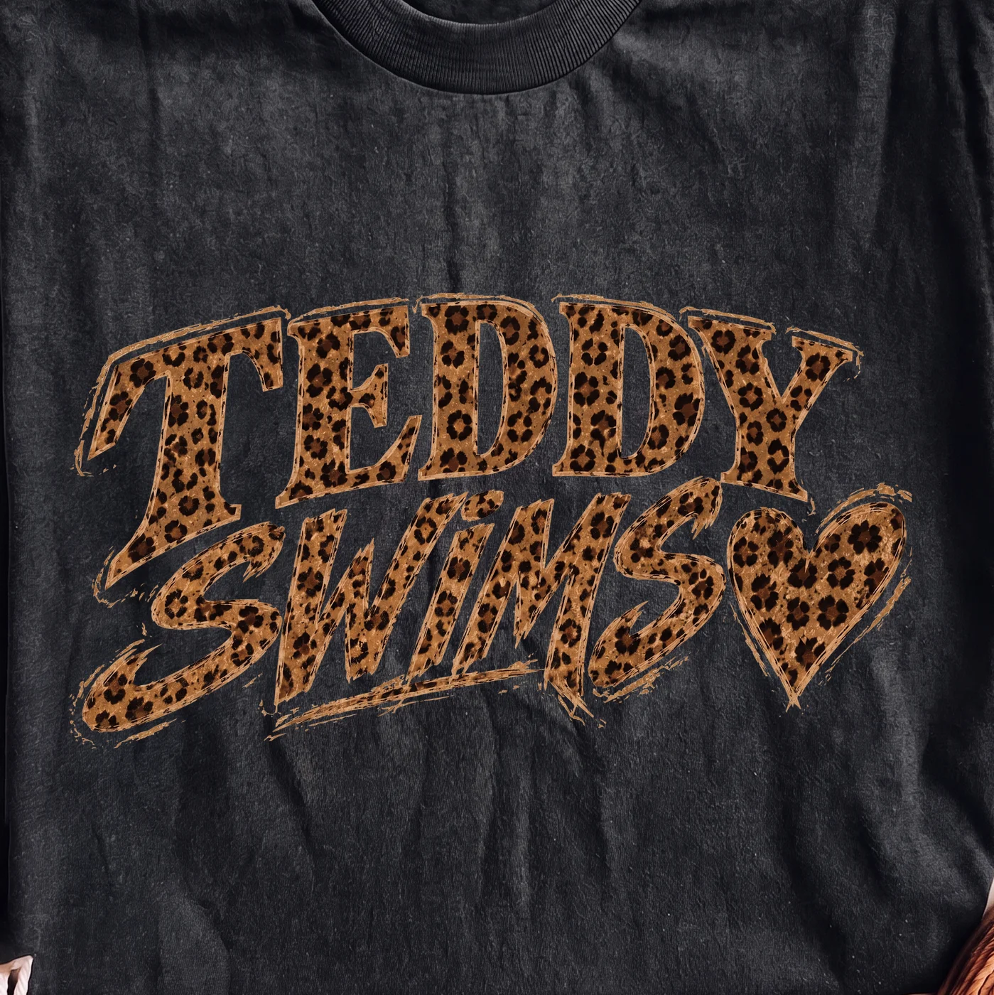 Teddy Swims Leopard Print Logo – Digital download PNG for print - Image 2