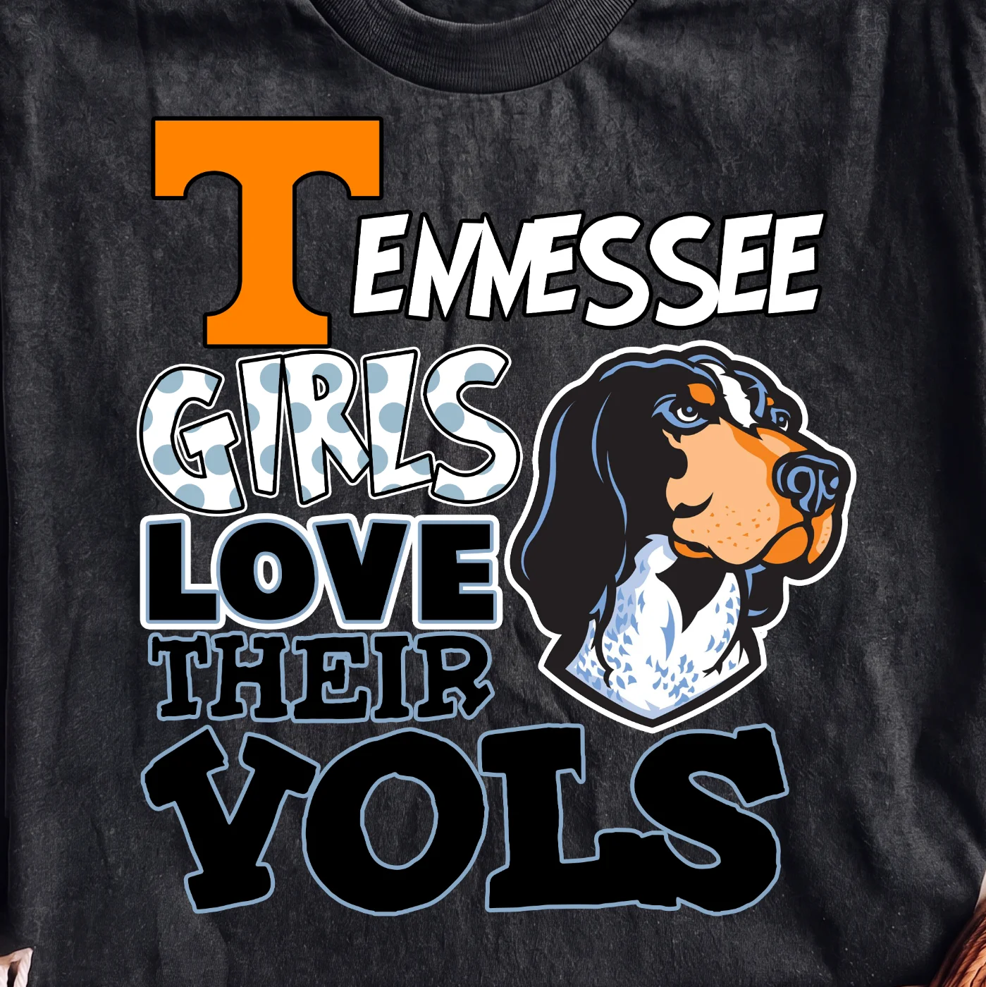Tennessee Girls Love Their Vols · Instant PNG printable file - Image 2