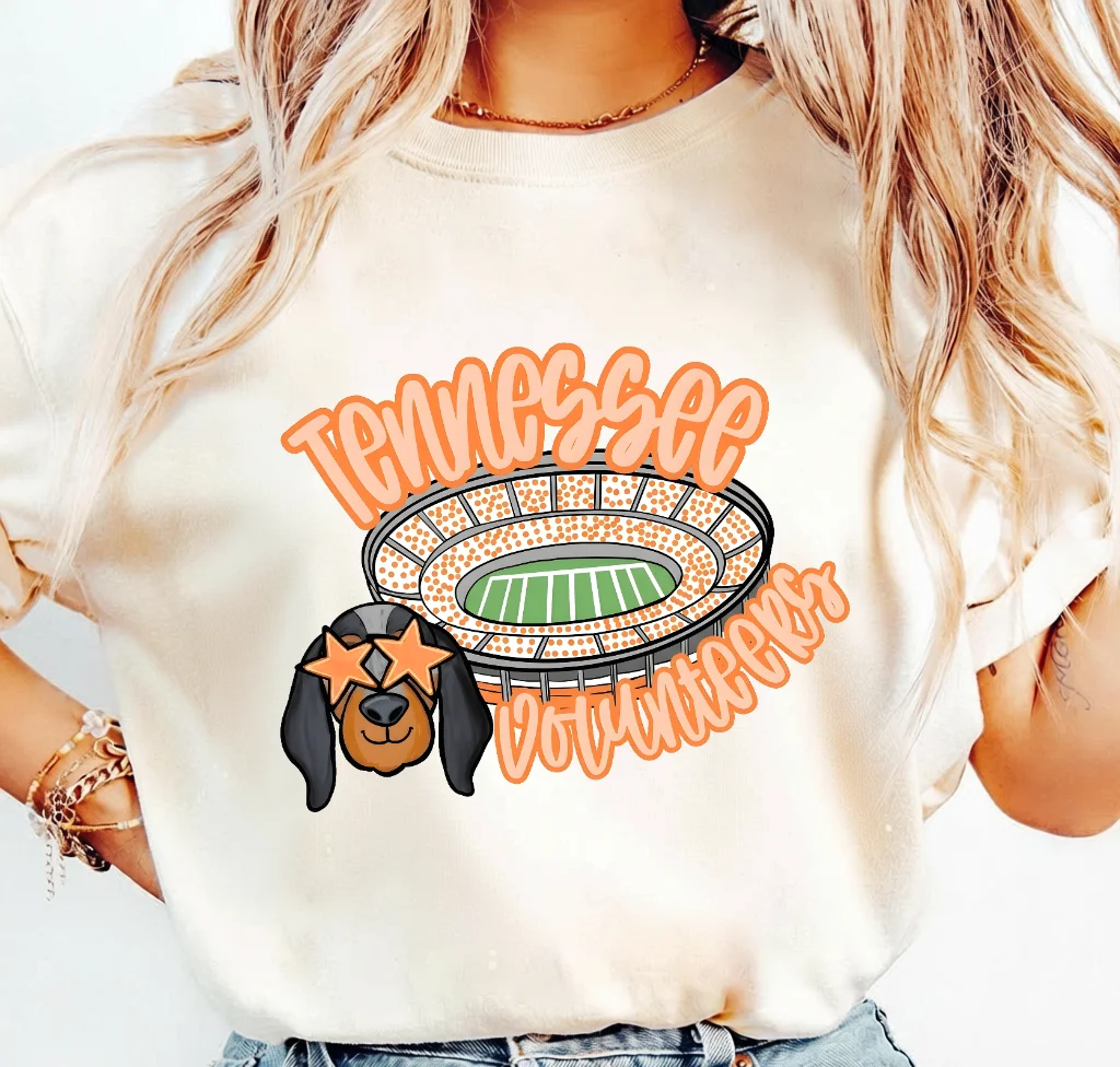Tennessee Volunteers Football Stadium Dog | Print-ready PNG file - Image 3