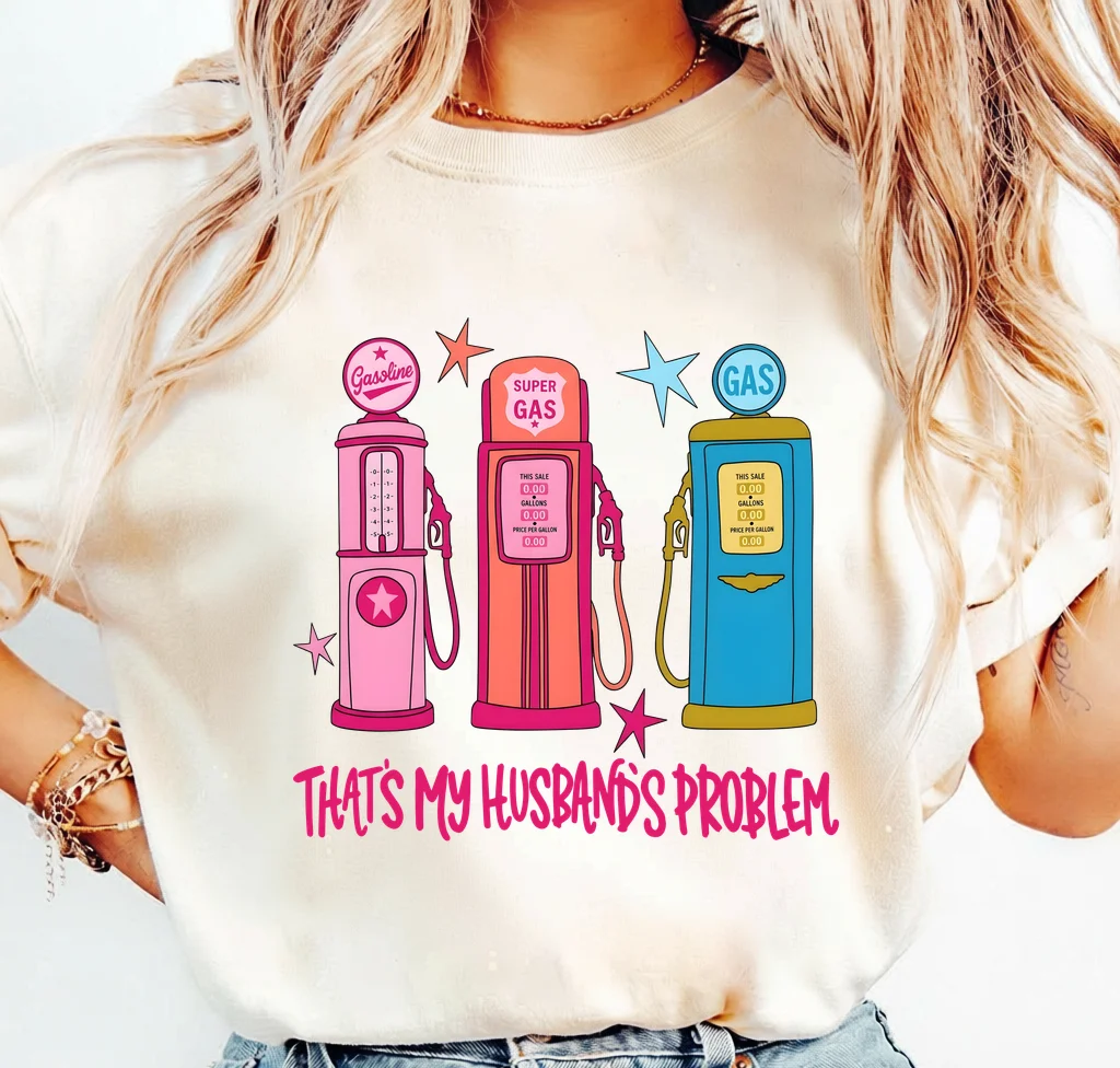 That's My Husband's Problem Gas Pump Design – Digital download PNG for print - Image 3