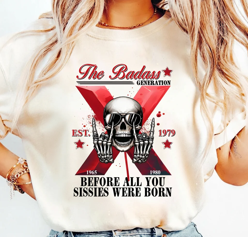 The Badass X Skull with Sunglasses - PNG for printing - Image 3