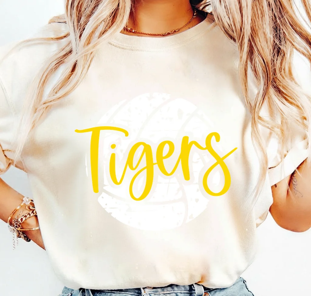 Tigers Volleyball Team Logo – Digital download PNG for print - Image 3