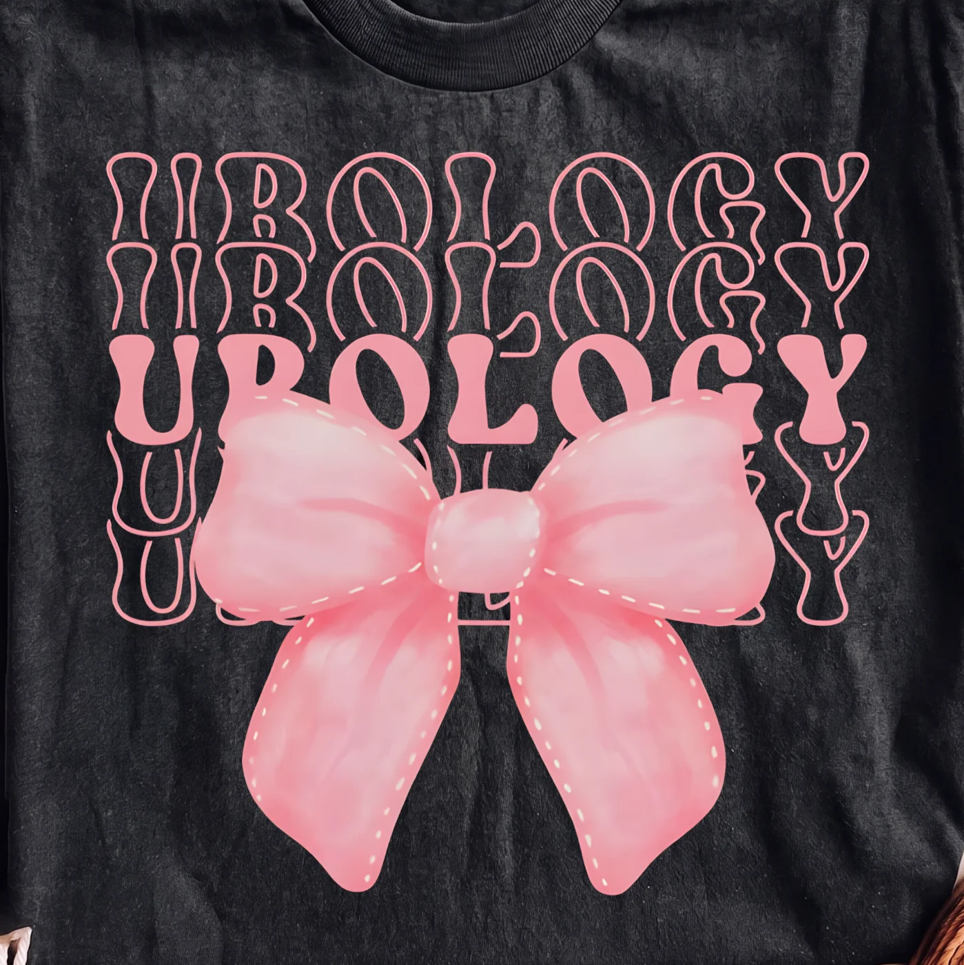 Urology Pink Bow Design | Print-ready PNG file - Image 2