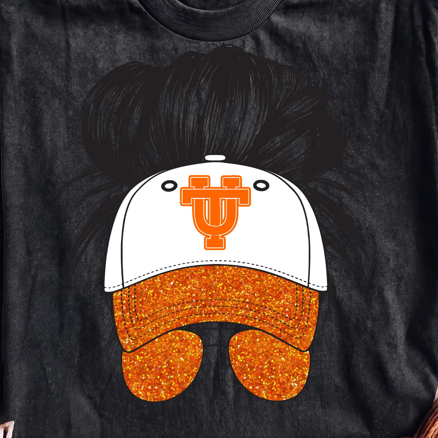 UTEP Football Cap with Glitter Shades - PNG for printing - Image 2