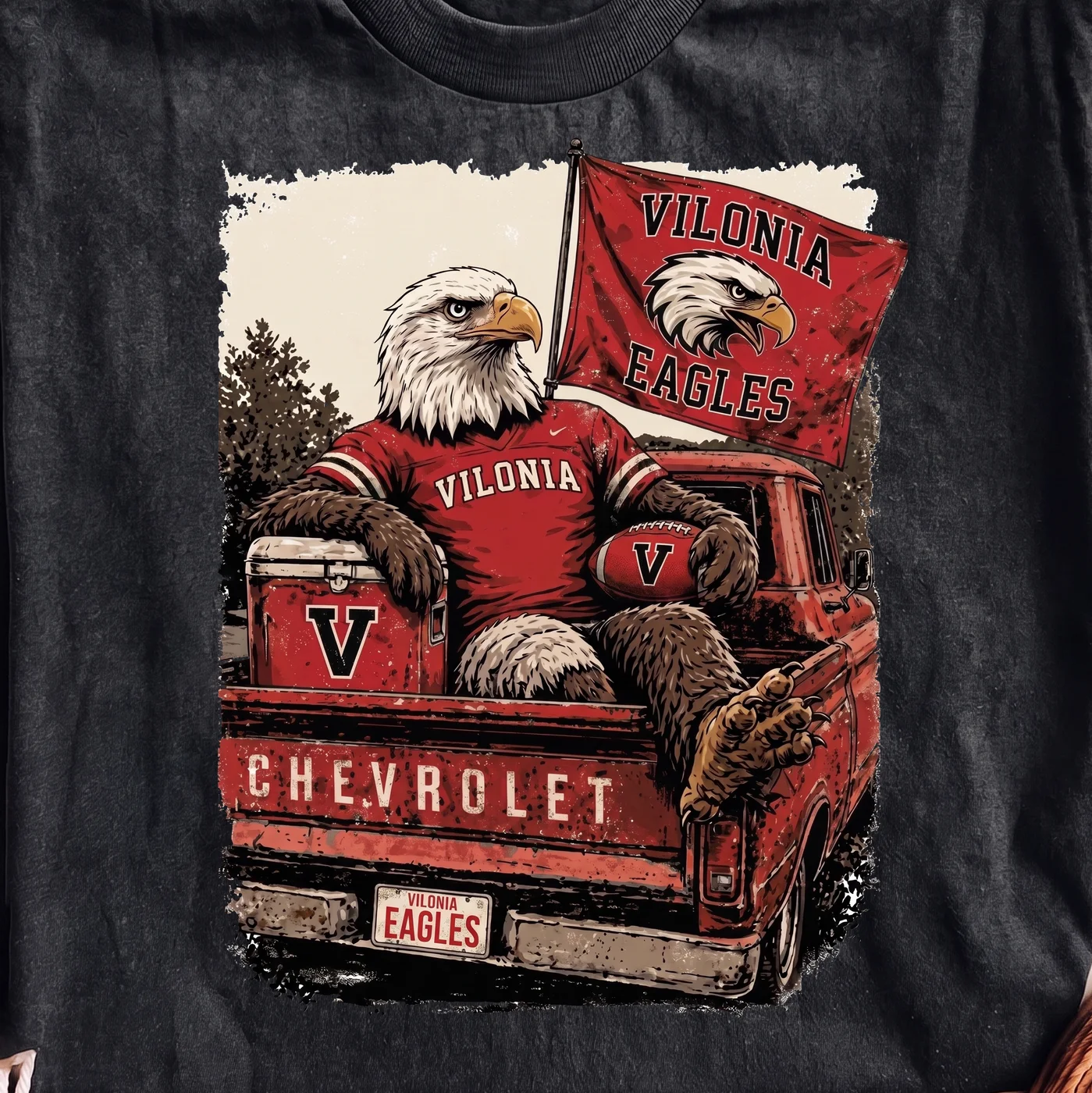 Vilonia Eagles Eagle in Pickup Truck | Print-ready PNG file - Image 2