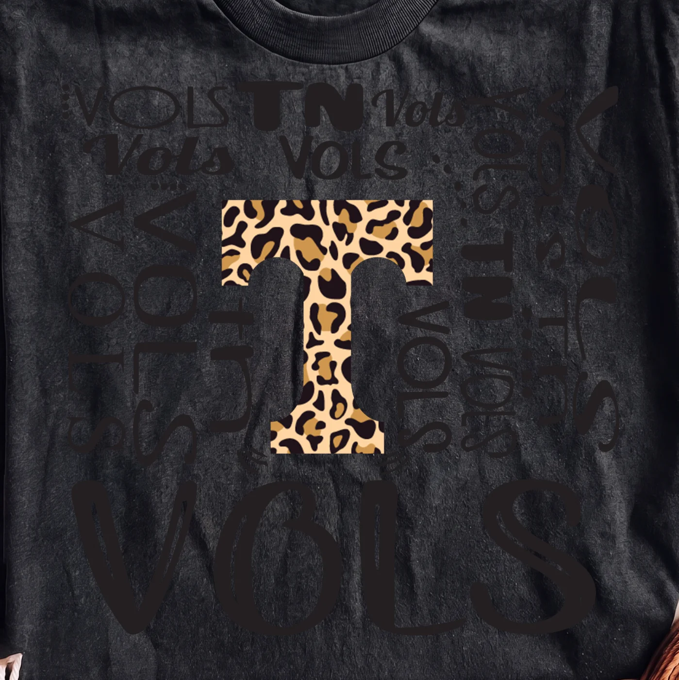 Vols Leopard Letter T | Print-ready PNG file - Image 2