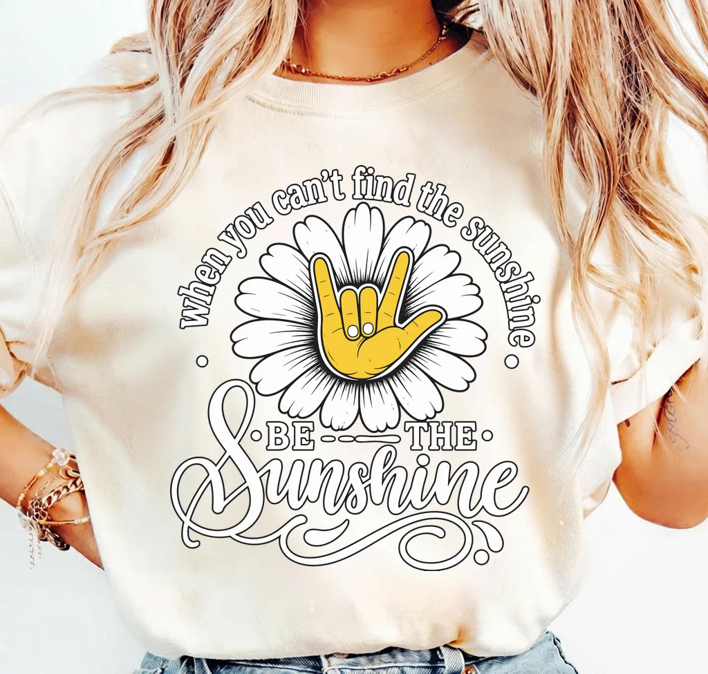 When you can't find the sunshine be the sunshine – Digital download PNG for print - Image 3